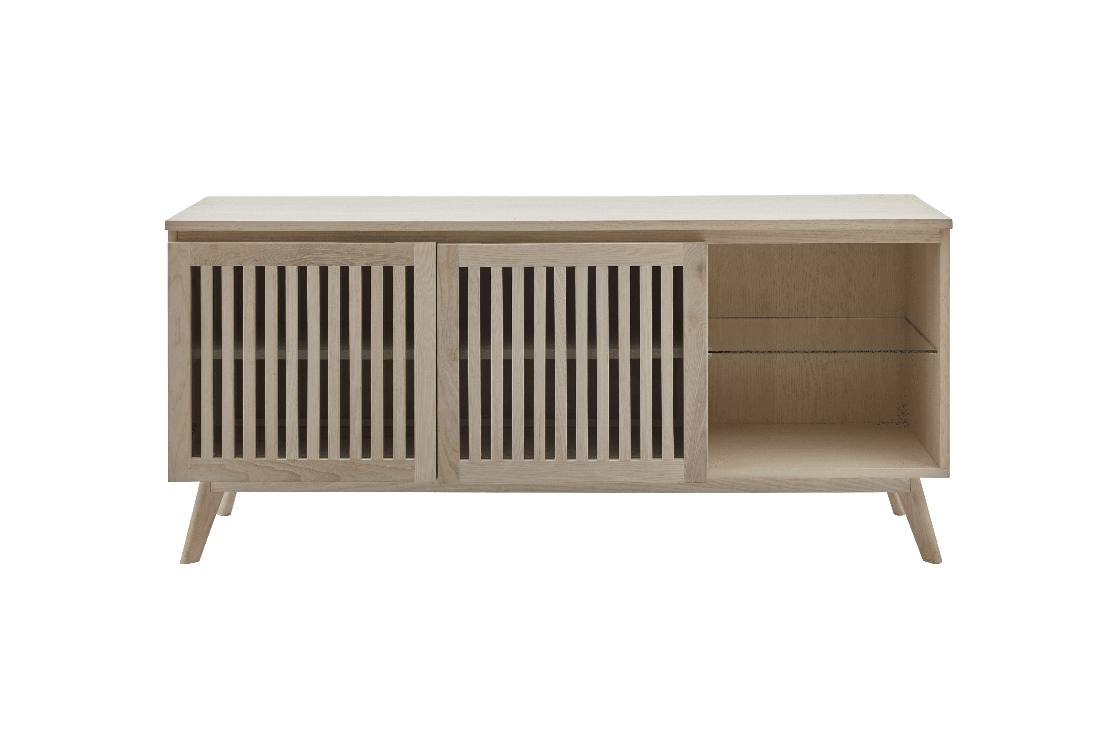 Roomio No. 2000 Lowboard Esche Echtholzfurnier - Regale & Sideboards - Image 1