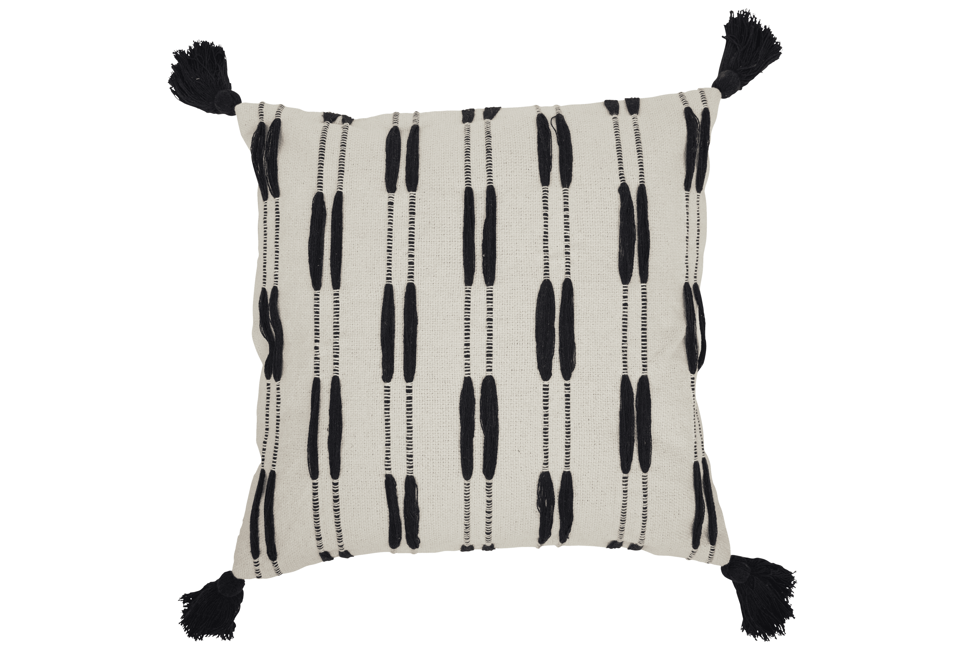 Roomio No. 9409 Kissenhülle schwarz, beige 45 x 45 cm - kissen - Image 2