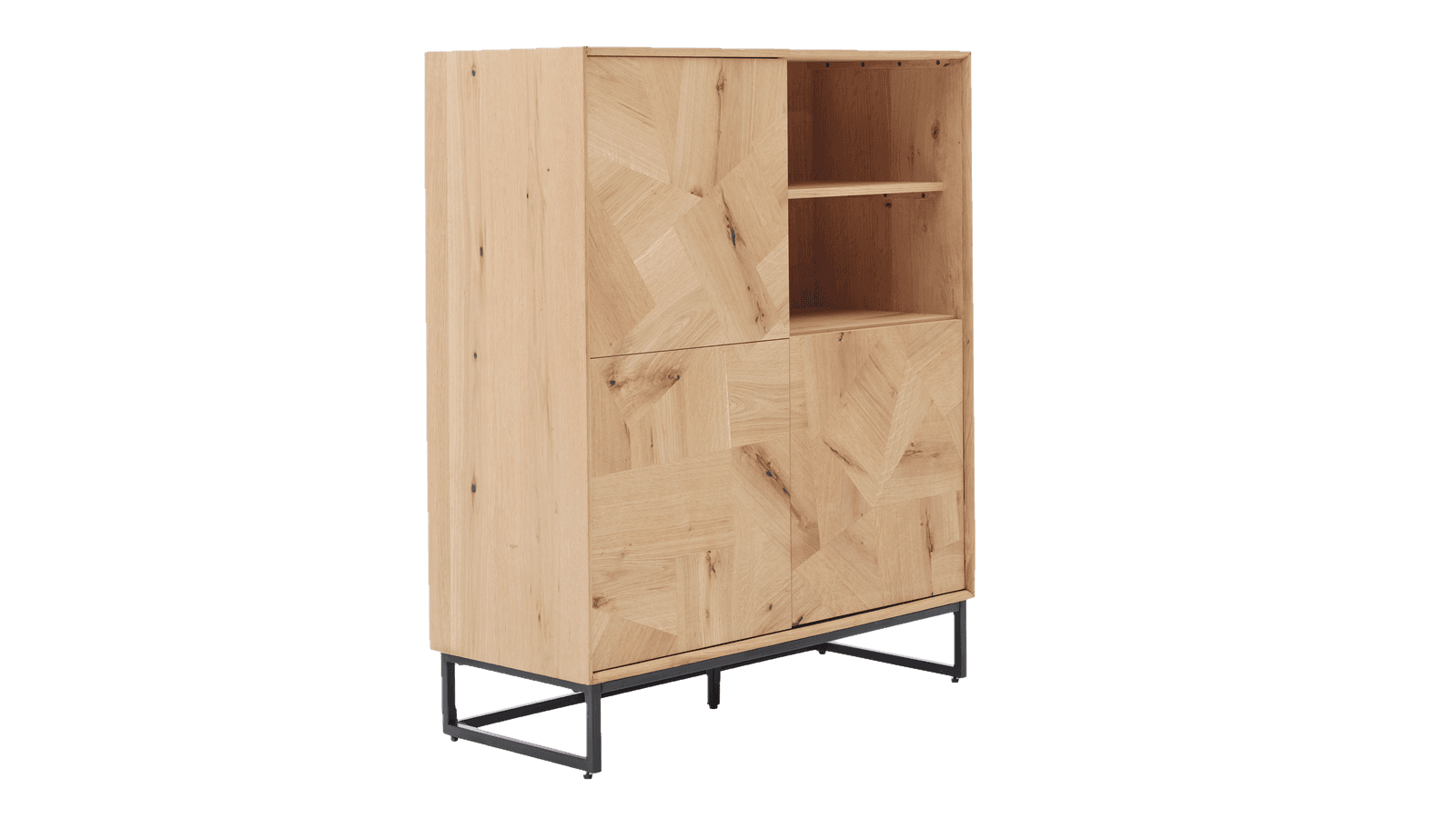 Roomio No. 2002 Highboard Eiche Echtholzfurnier natur - Regale & Sideboards - Image 3