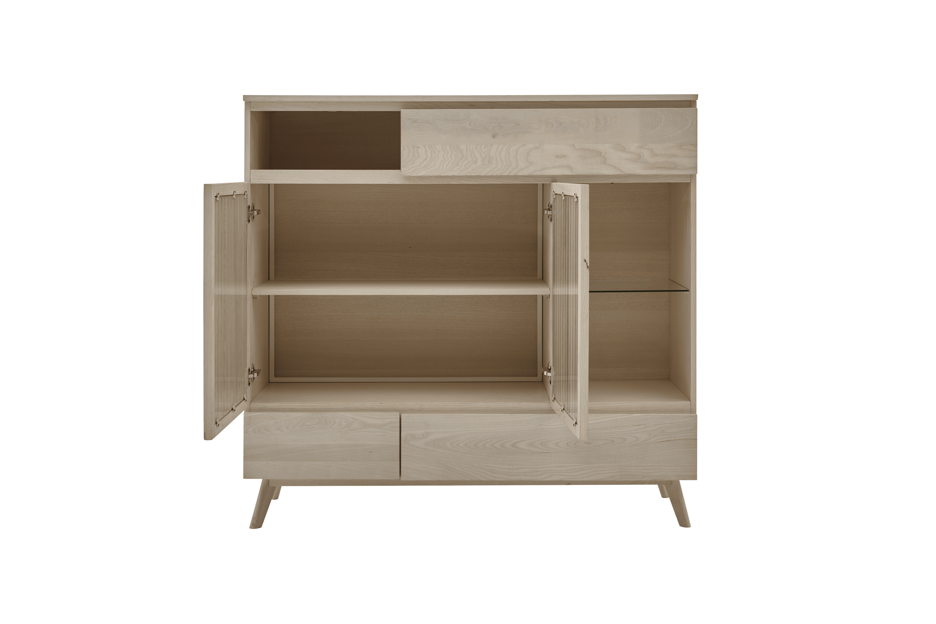 Roomio No. 2000 Highboard Esche Echtholzfurnier - Regale & Sideboards - Image 2