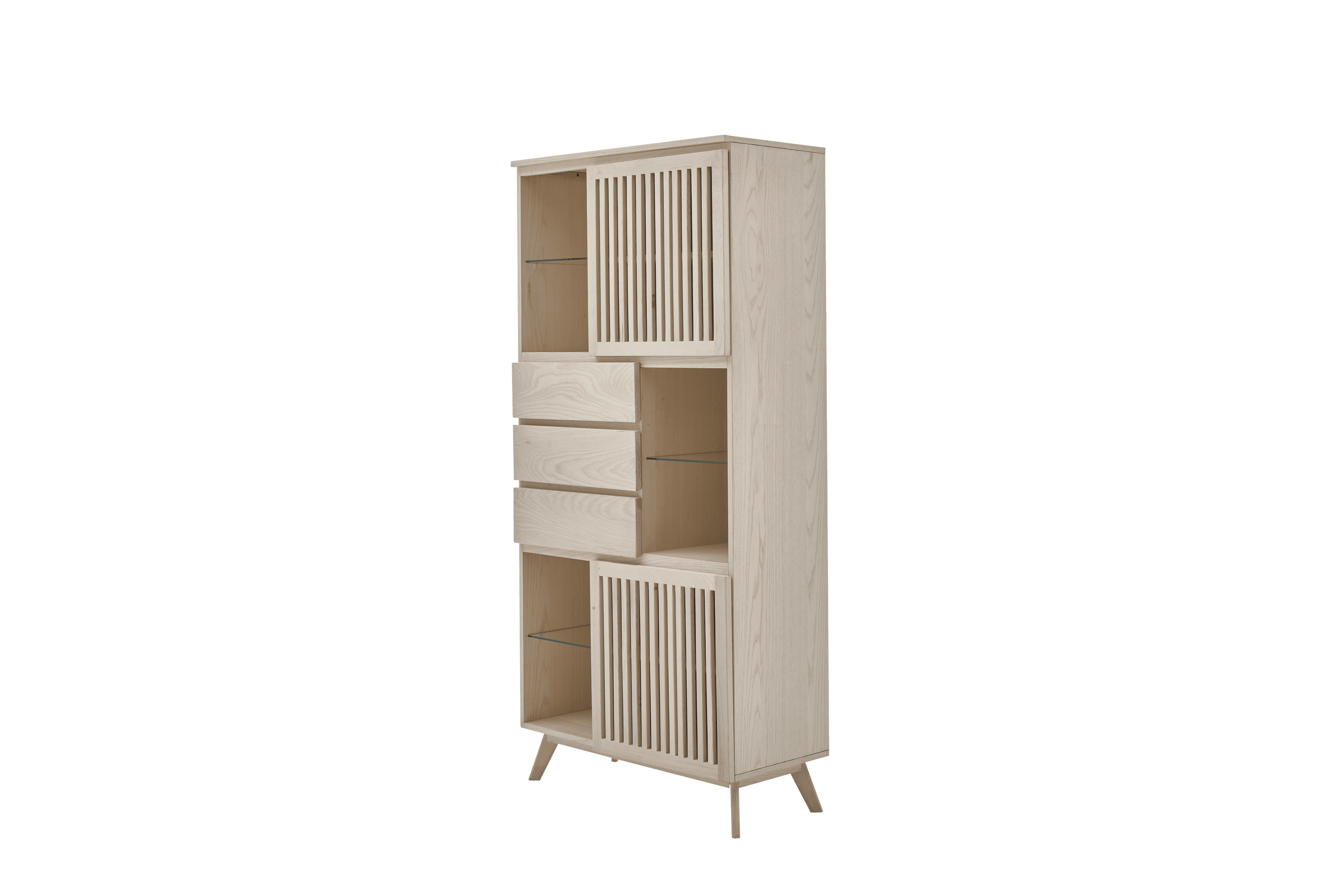 Roomio No. 2000 Vitrine Esche Echtholzfurnier - Regale & Sideboards - Image 3