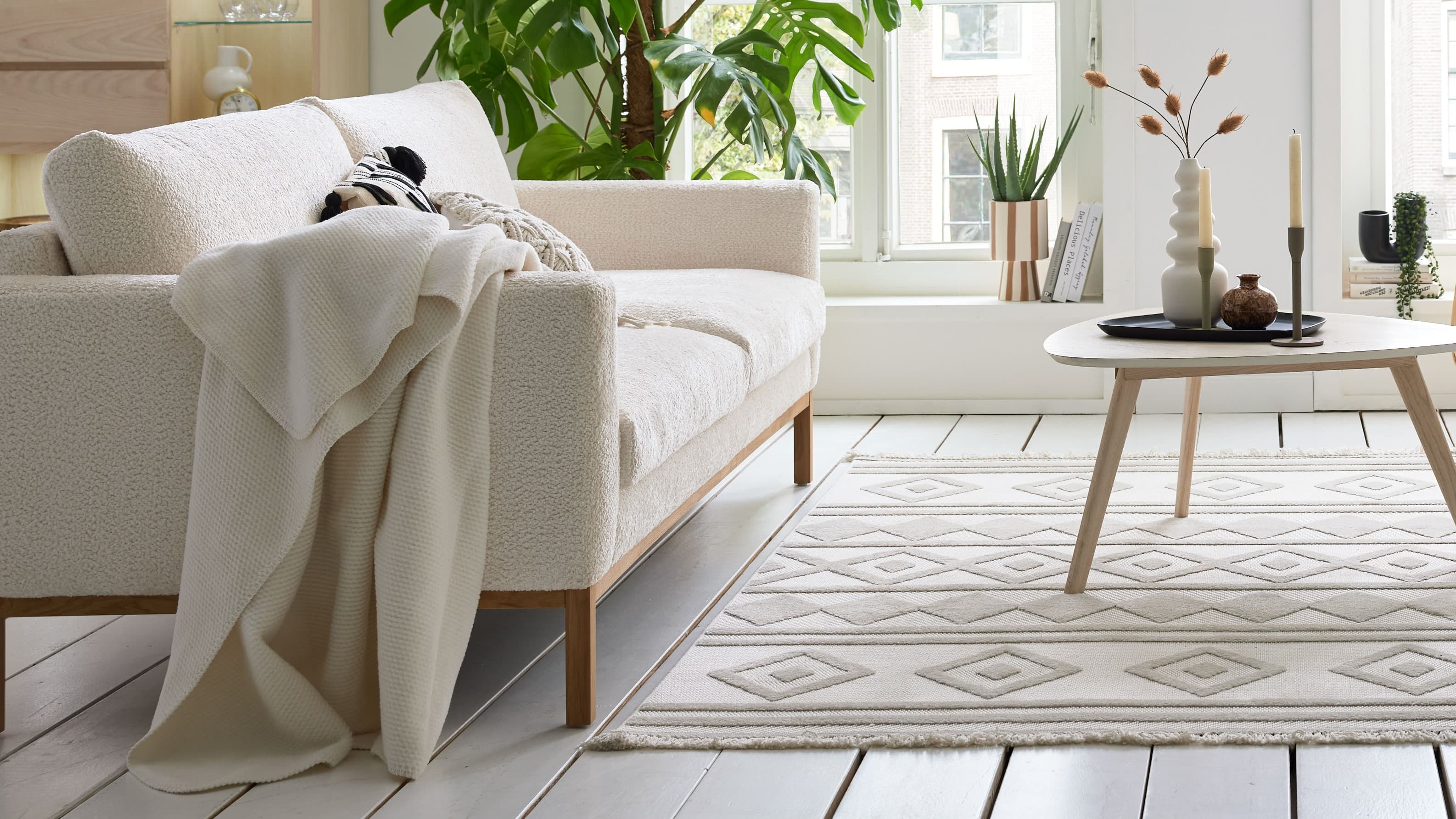 Roomio No. 9412 Wohndecke beige 150 x 200 cm - decken - Image 1