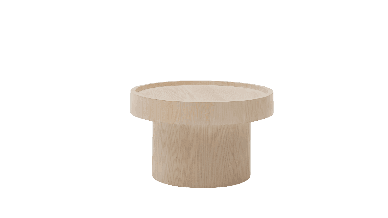 Roomio No. 2000 Couchtisch Esche Echtholzfurnier 72 cm - Couch- & Beistelltische - Image 1