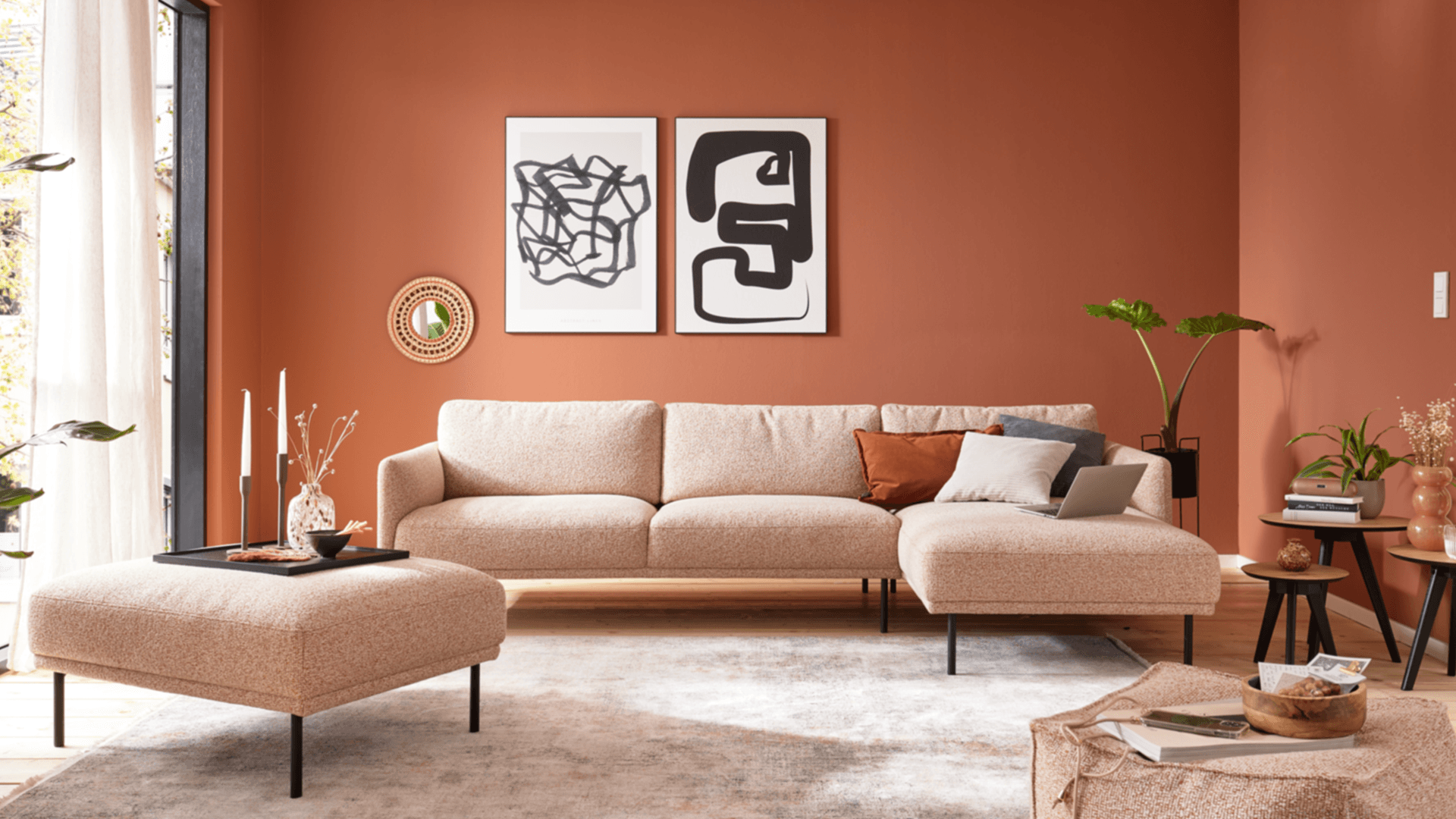 Roomio No. 4104 Eckkombination orange - sofas - Image 1