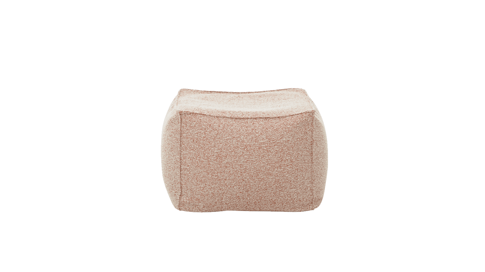 Roomio No. 4121 Hocker Orange, Weiß 66 x 66 cm - hocker - Image 1