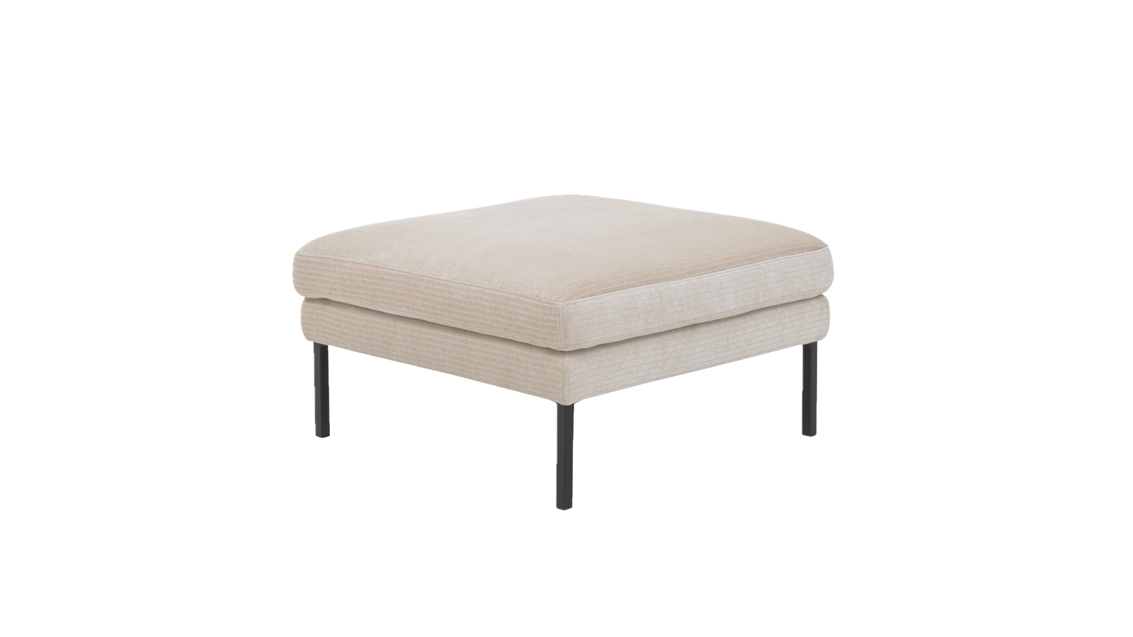 Roomio No. 4101 Hocker Beige 80 x 80 cm