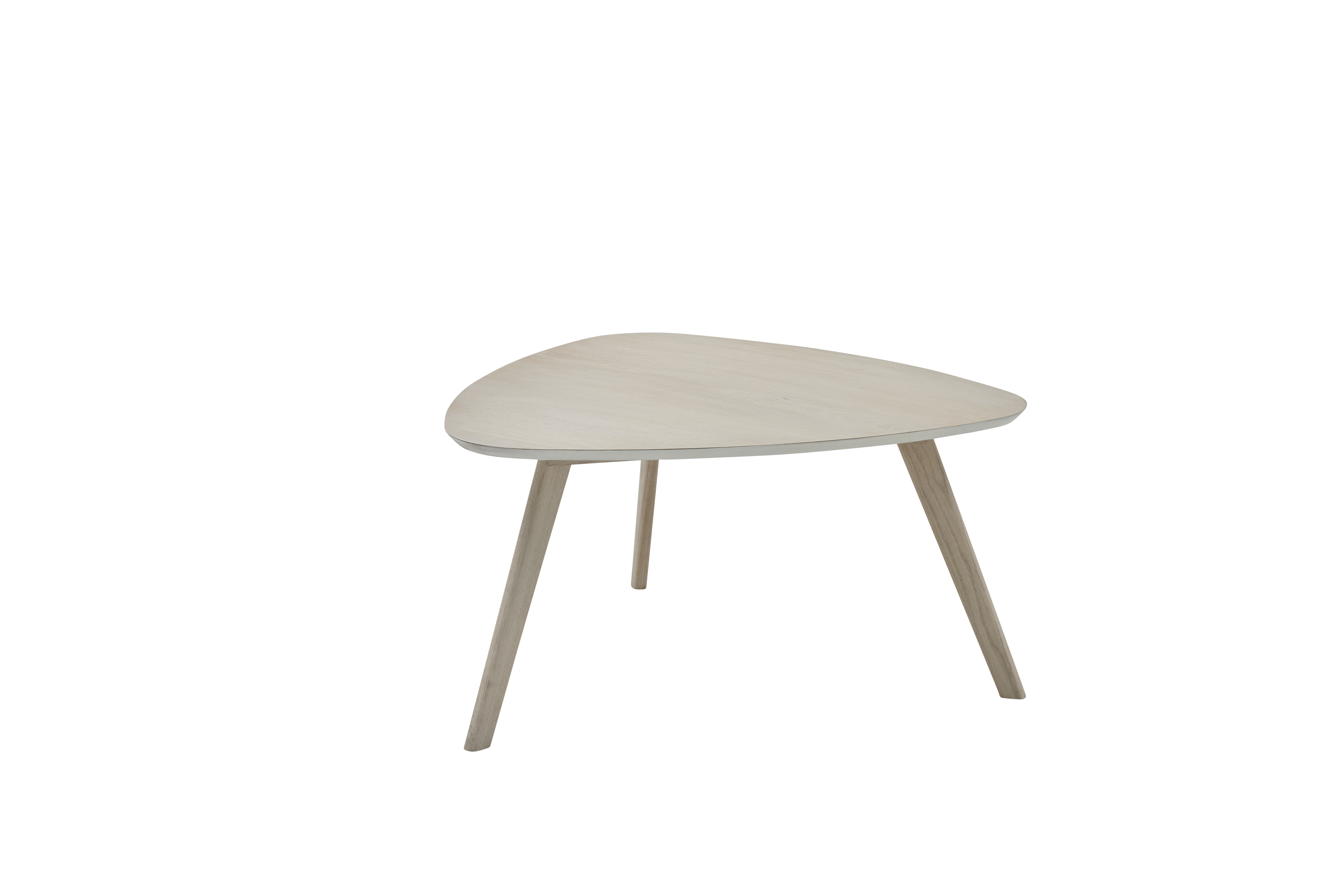 Roomio No. 2000 Couchtisch Esche Echtholzfurnier 80 x 78 cm