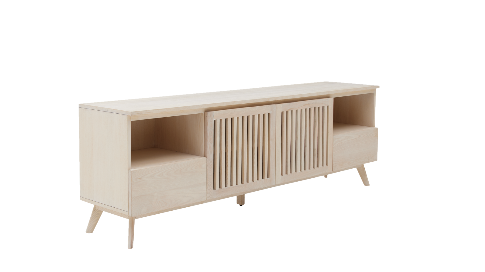 Roomio No. 2000 Lowboard Esche Echtholzfurnier