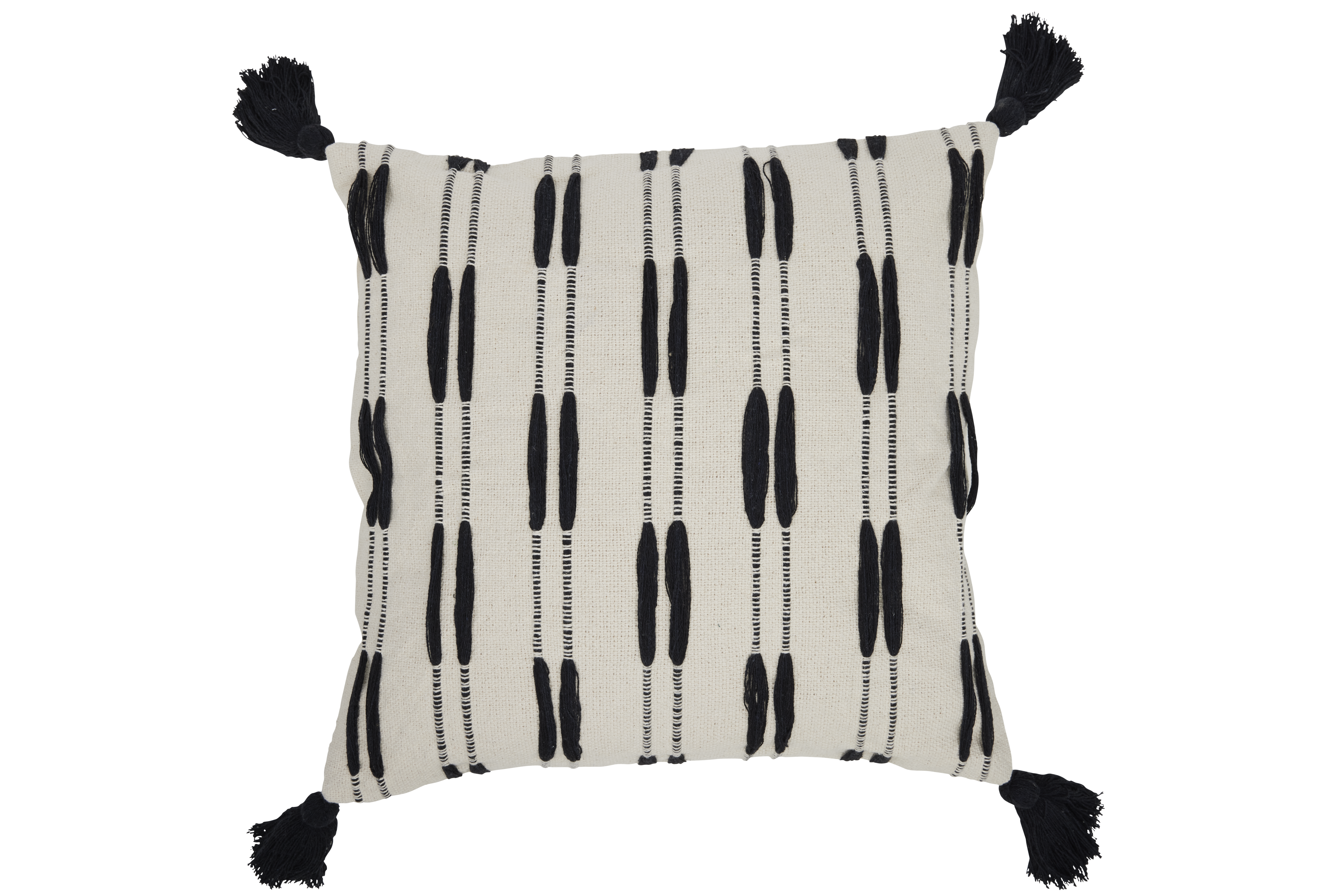 Roomio No. 9409 Kissenhülle schwarz, beige 45 x 45 cm