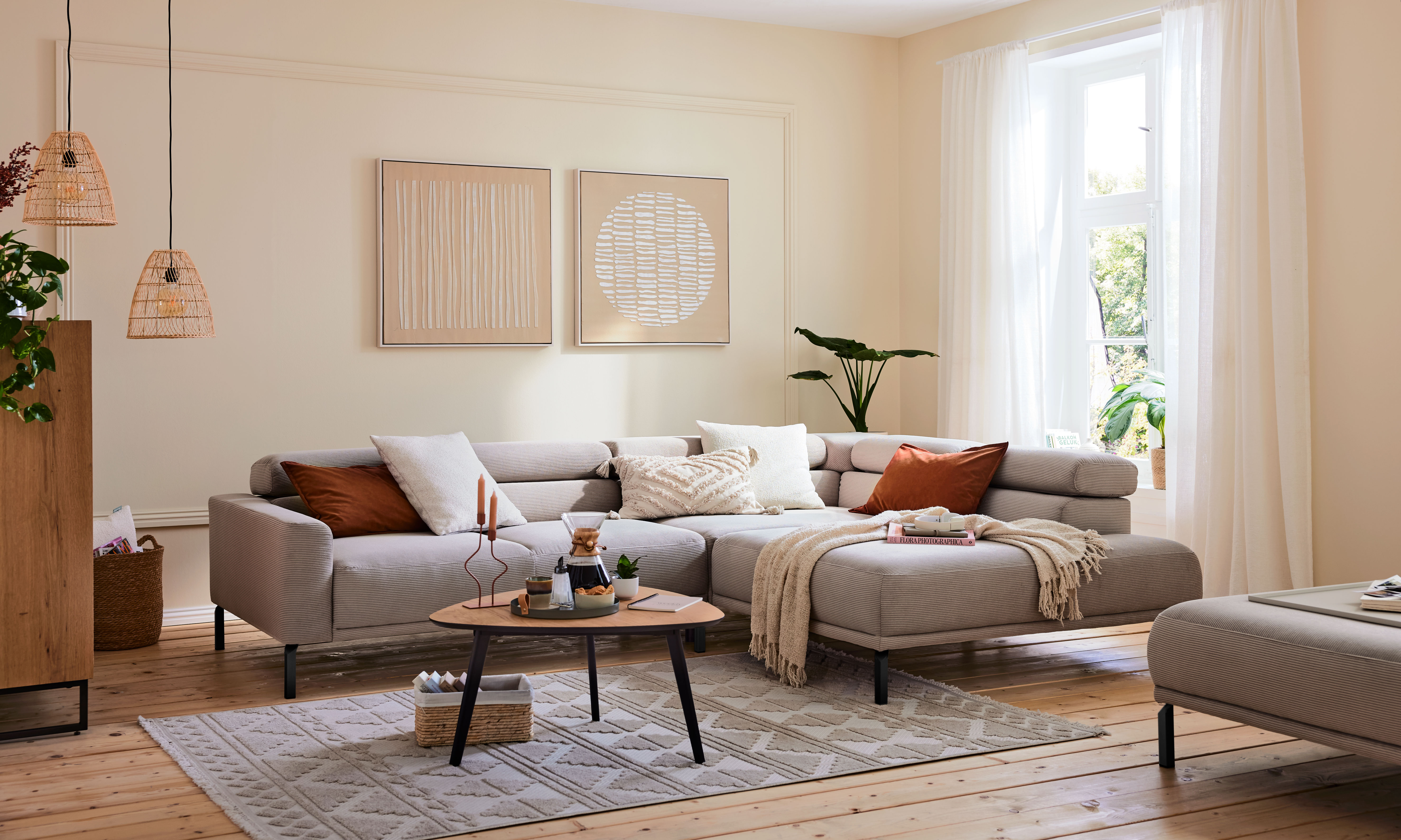 Roomio No. 4106 Eckkombination beige