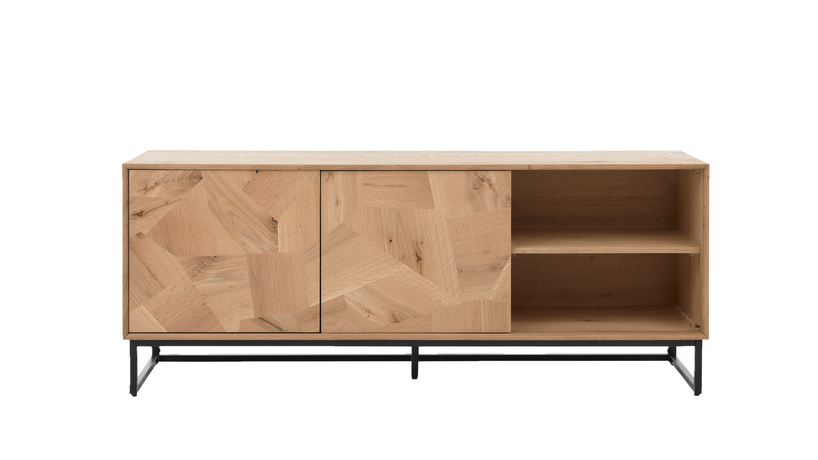 Roomio No. 2002 Lowboard Eiche Echtholzfurnier natur