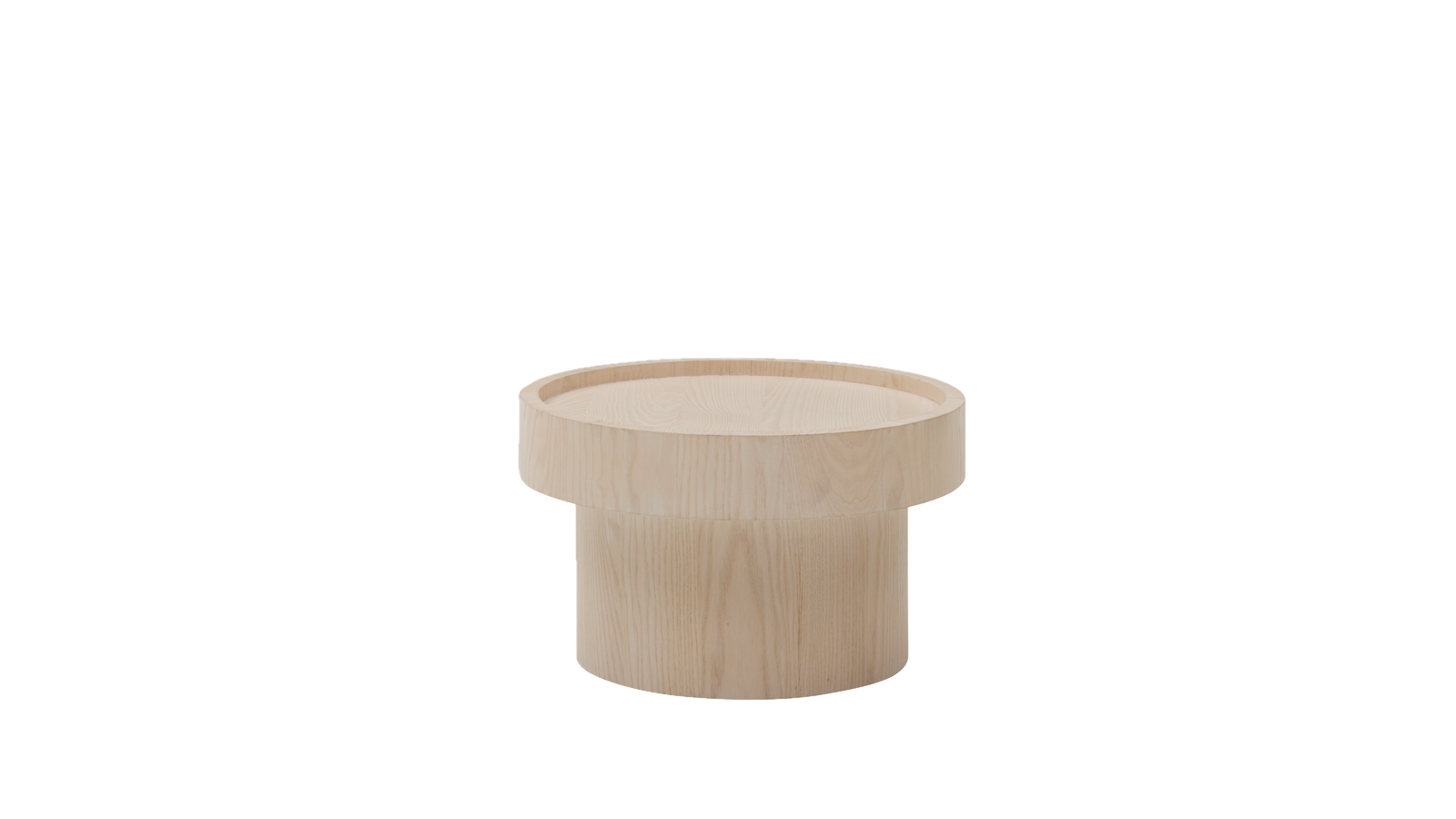 Roomio No. 2000 Couchtisch Esche Echtholzfurnier 60 cm