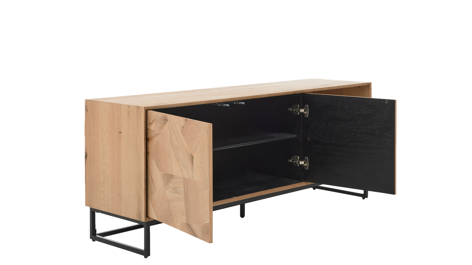 Roomio No. 2002 Lowboard Eiche Echtholzfurnier natur