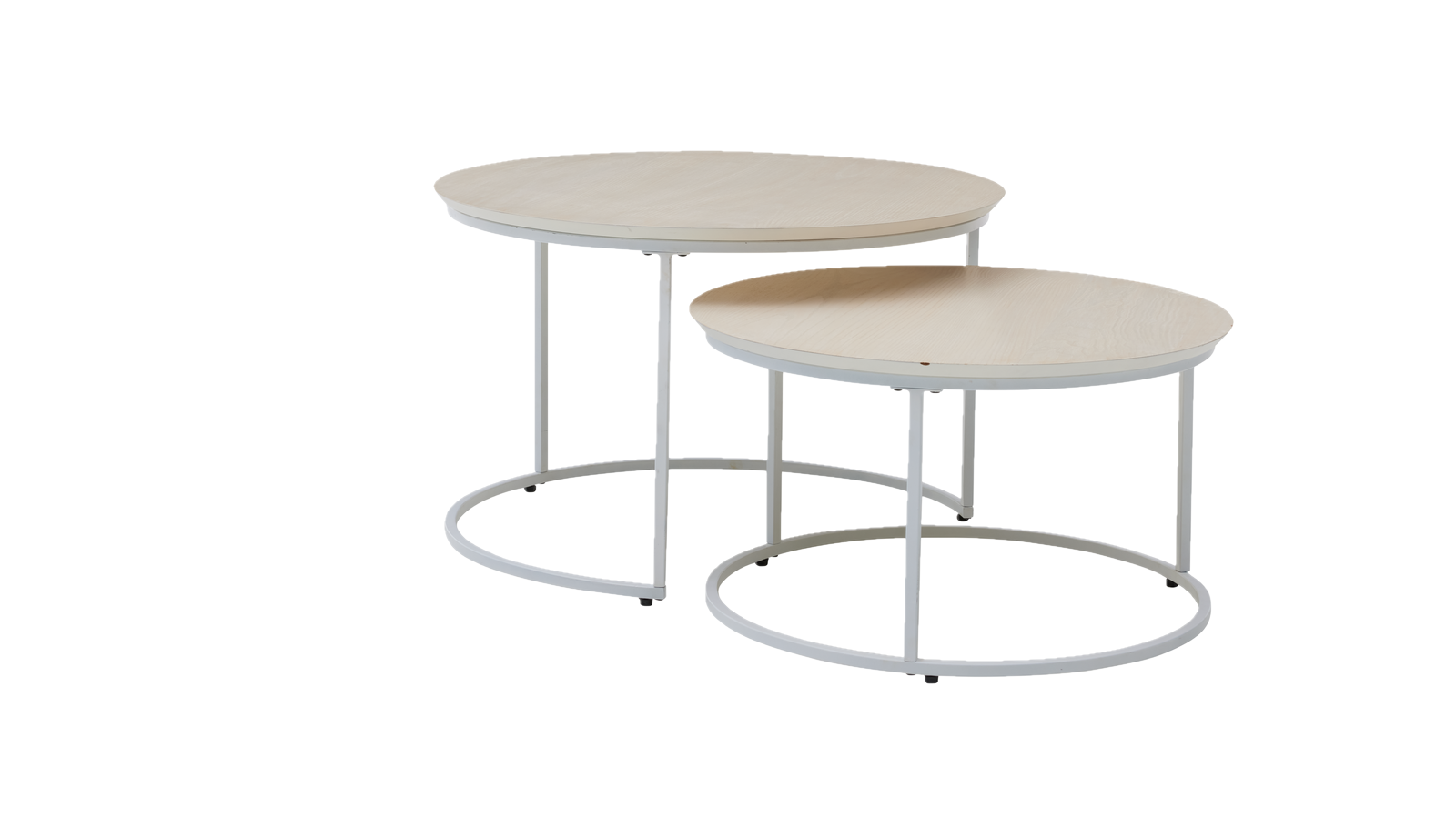 Roomio No. 2000 Couchtisch Esche Echtholzfurnier 75 cm