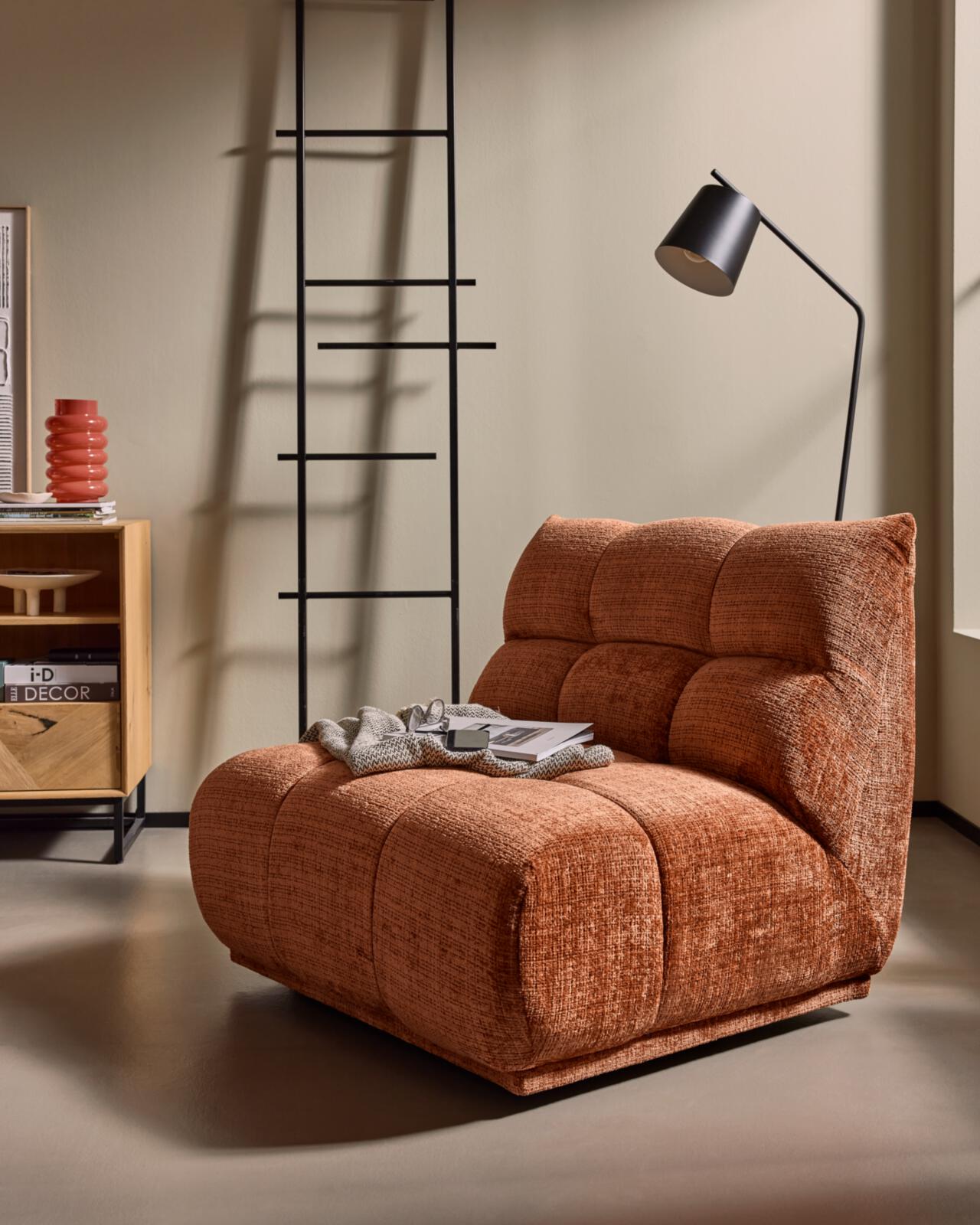 Roomio No. 4140 Sessel Rostbraun