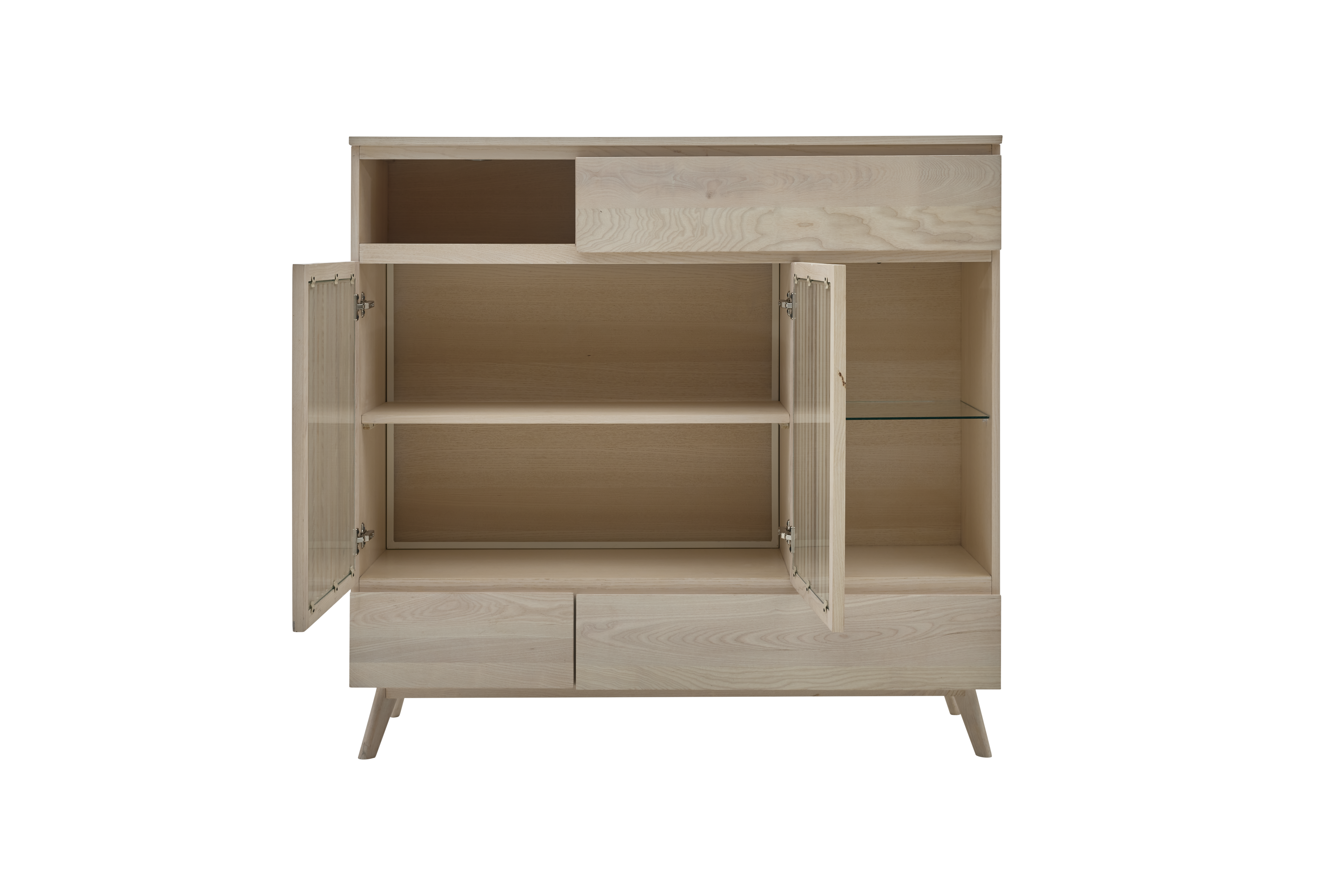 Roomio No. 2000 Highboard Esche Echtholzfurnier