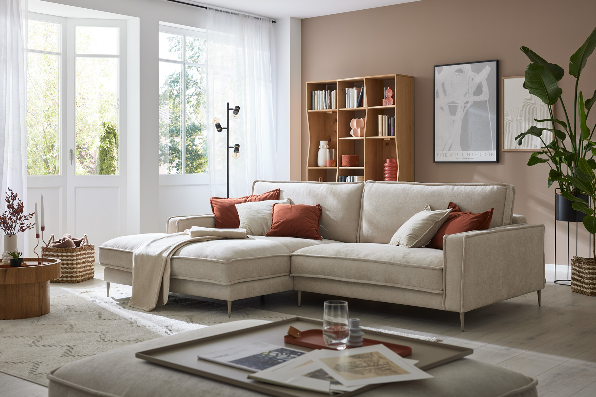 Roomio No. 4102 Eckkombination beige