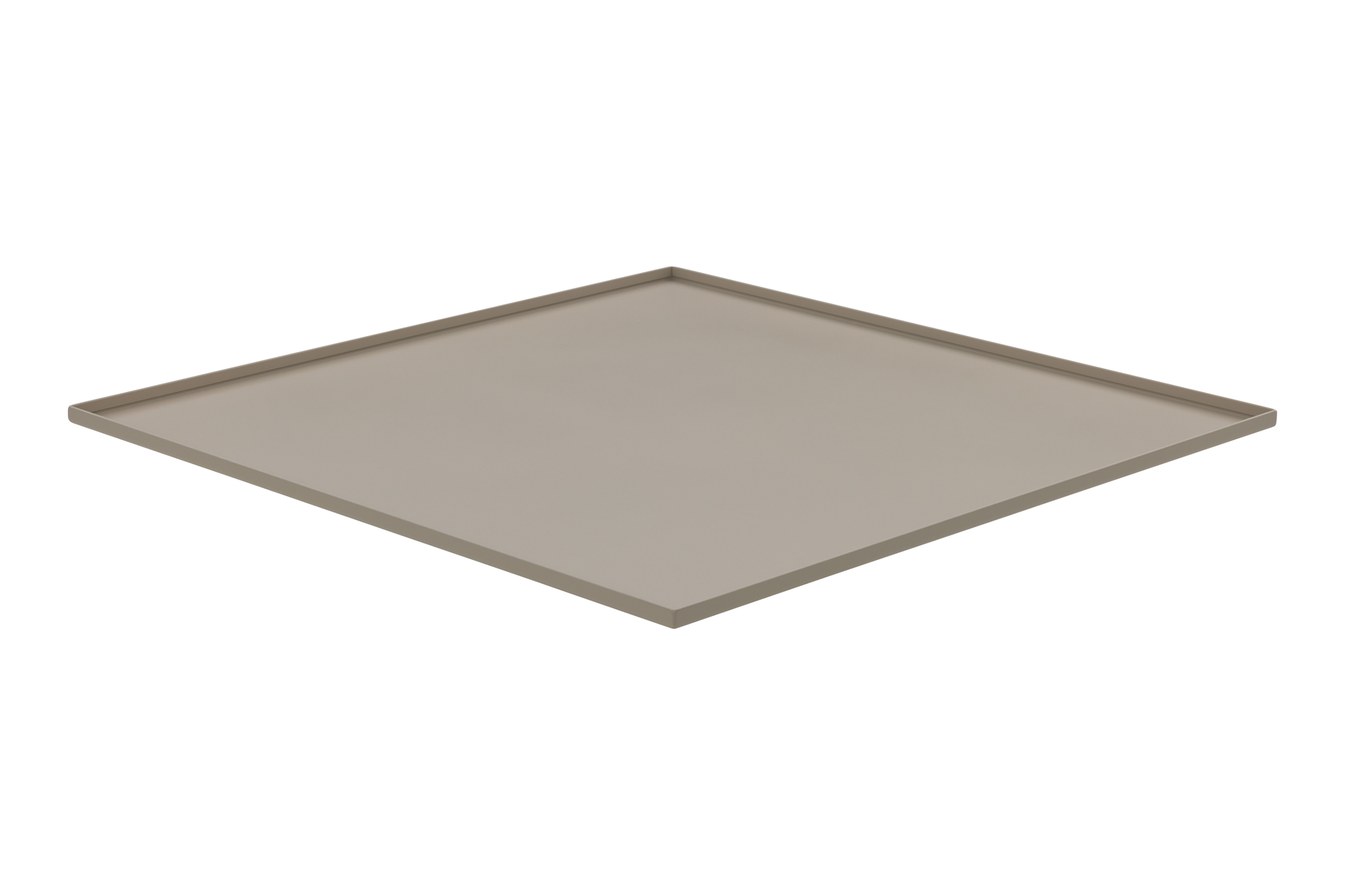 Roomio No. 4130 Metalltablett beige 70 x 70 cm