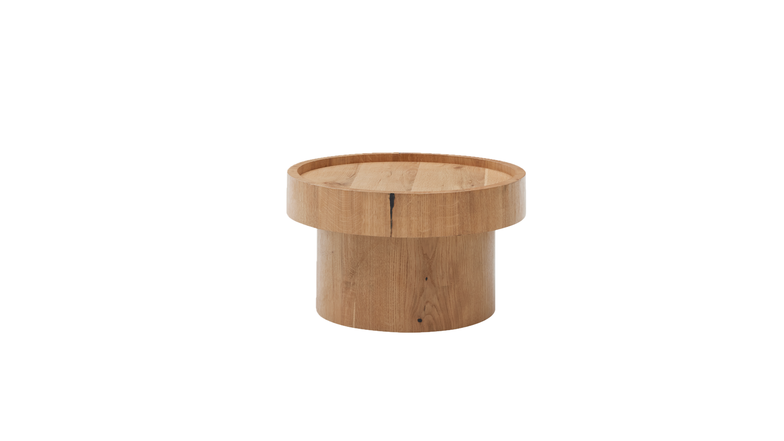 Roomio No. 2002 Couchtisch Eiche Echtholzfurnier 60 cm