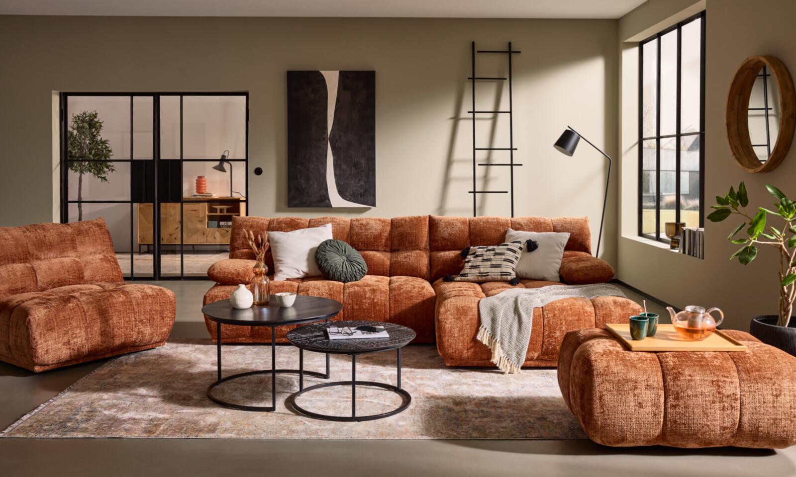 Roomio No. 4140 Eckkombination Rostbraun