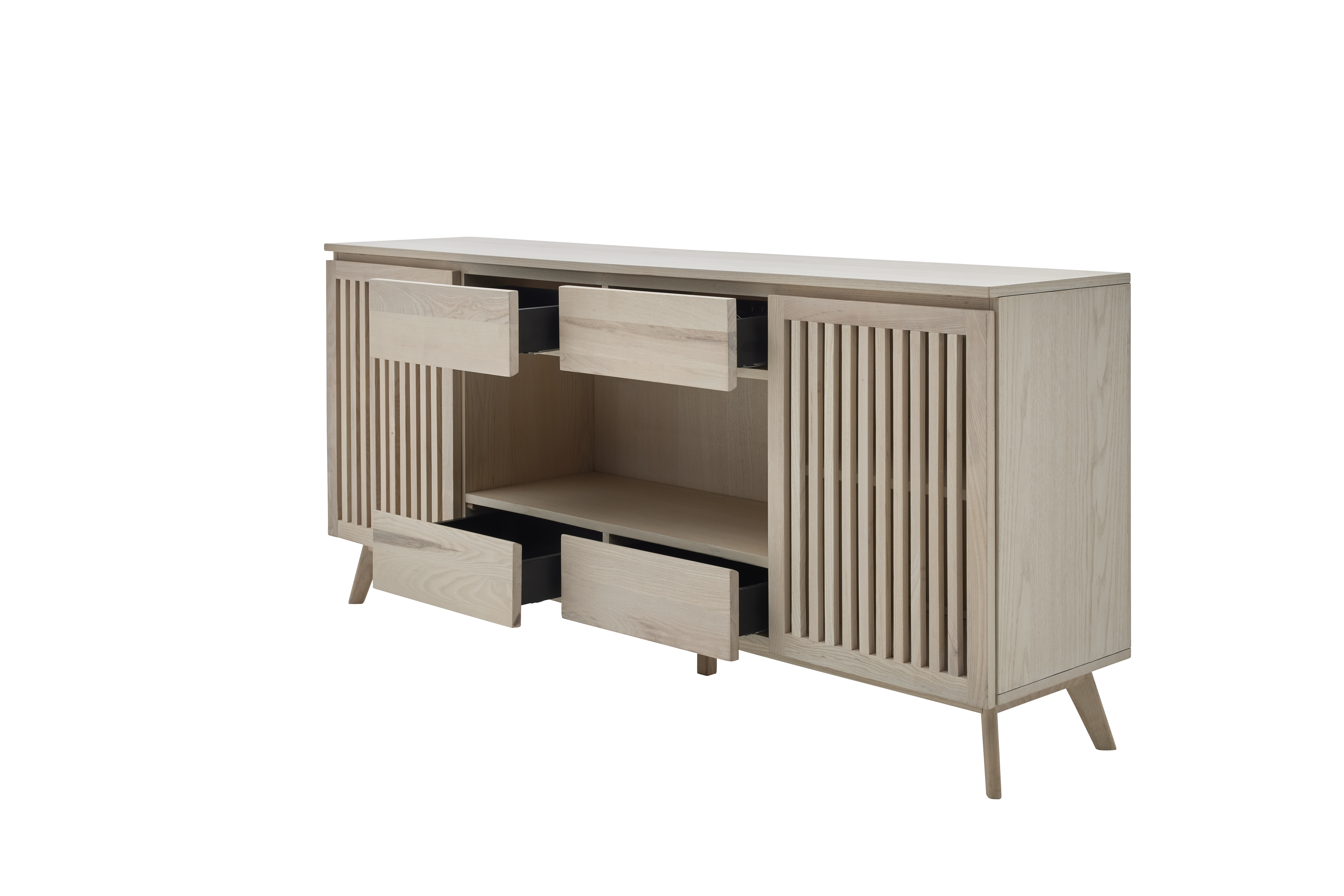 Roomio No. 2000 Sideboard Esche Echtholzfurnier
