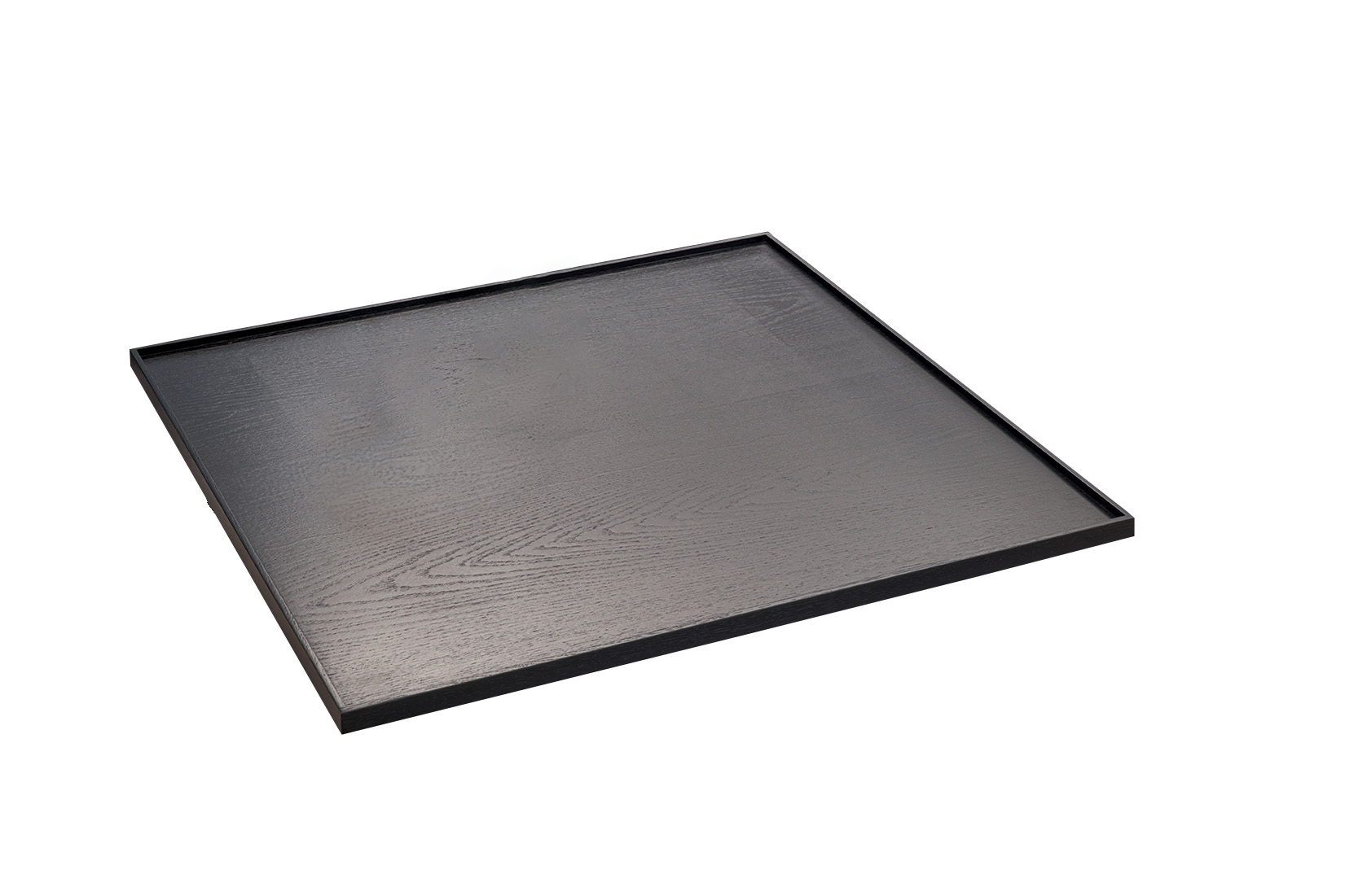 Roomio No. 4130 Holztablett Schwarz 70 x 70 cm